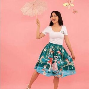Loungefly jolly holiday Mary Poppins skirt